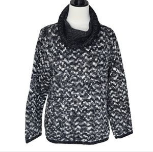 Liz Claiborne black wool turtleneck sweater Women's size extra large XL